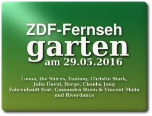ZDF-Fernsehgarten am 29.05.2016