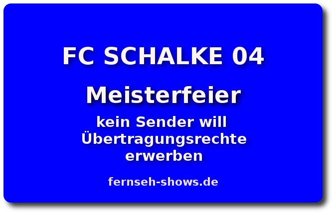 fc schalke 04 meisterfeier