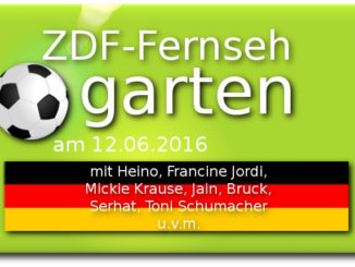 zdf fernsehgarten 12.06.2016 zur EM 2016