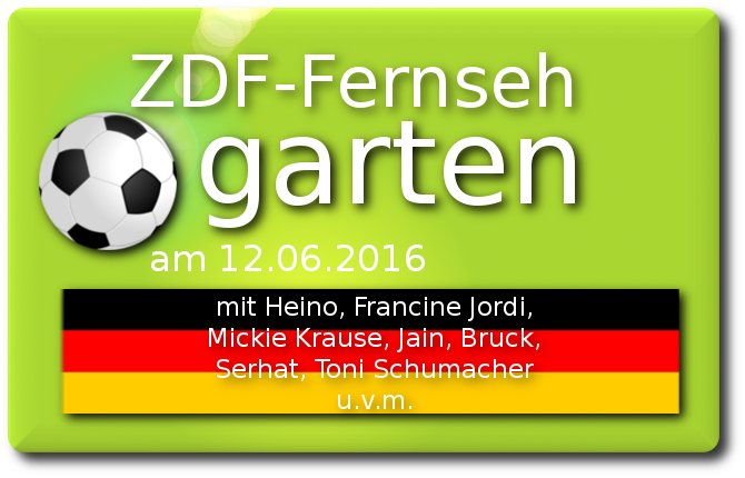 zdf fernsehgarten 12.06.2016 zur EM 2016